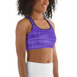Violet Sports bra (white)