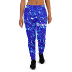 Crystal Blue Women's Joggers  (name on the Thigh)