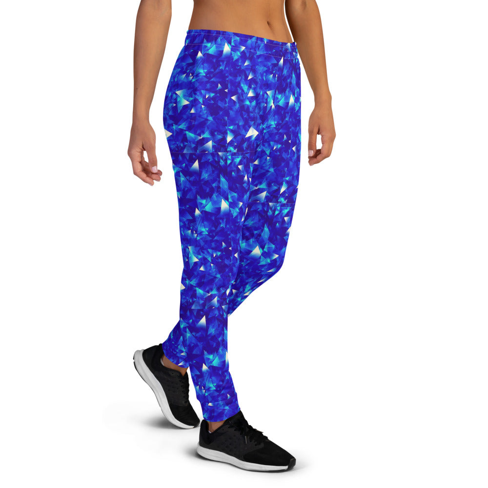 Crystal Blue Women's Joggers (name down the leg)