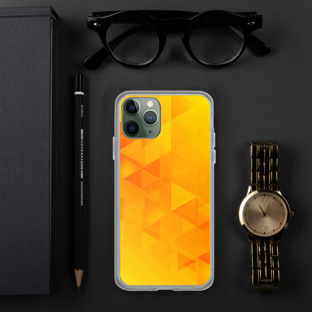 Orange Abstract iPhone Case