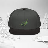 Feather Snapback Hat (Lime)