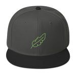 Feather Snapback Hat (Lime)