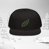 Feather Snapback Hat (Lime)
