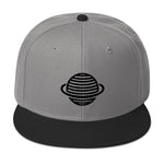 Saturn Snapback Hat (Black)