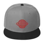 Saturn Snapback Hat (Red)