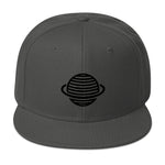 Saturn Snapback Hat (Black)