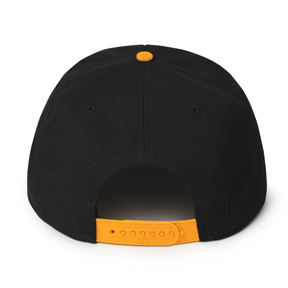 Feather Snapback Hat (Yellow)