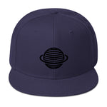 Saturn Snapback Hat (Black)