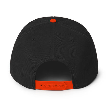 Feather Snapback Hat (Royal Blue)