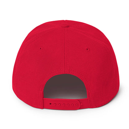 Feather Snapback Hat (Royal Blue)