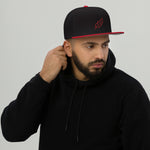 Feather Snapback Hat (Red)