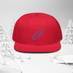 Feather Snapback Hat (Royal Blue)