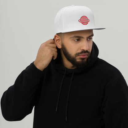 Saturn Snapback Hat (Red)