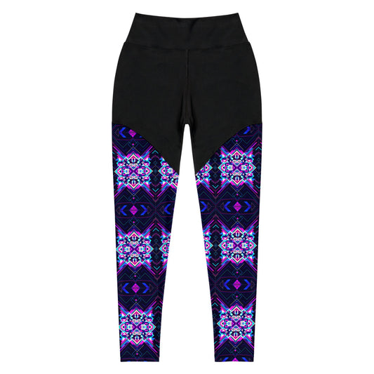 Aztec Pink 5 Sports Leggings