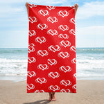 Poly Love Beach Towel