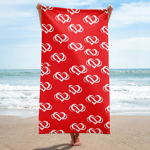 Poly Love Beach Towel
