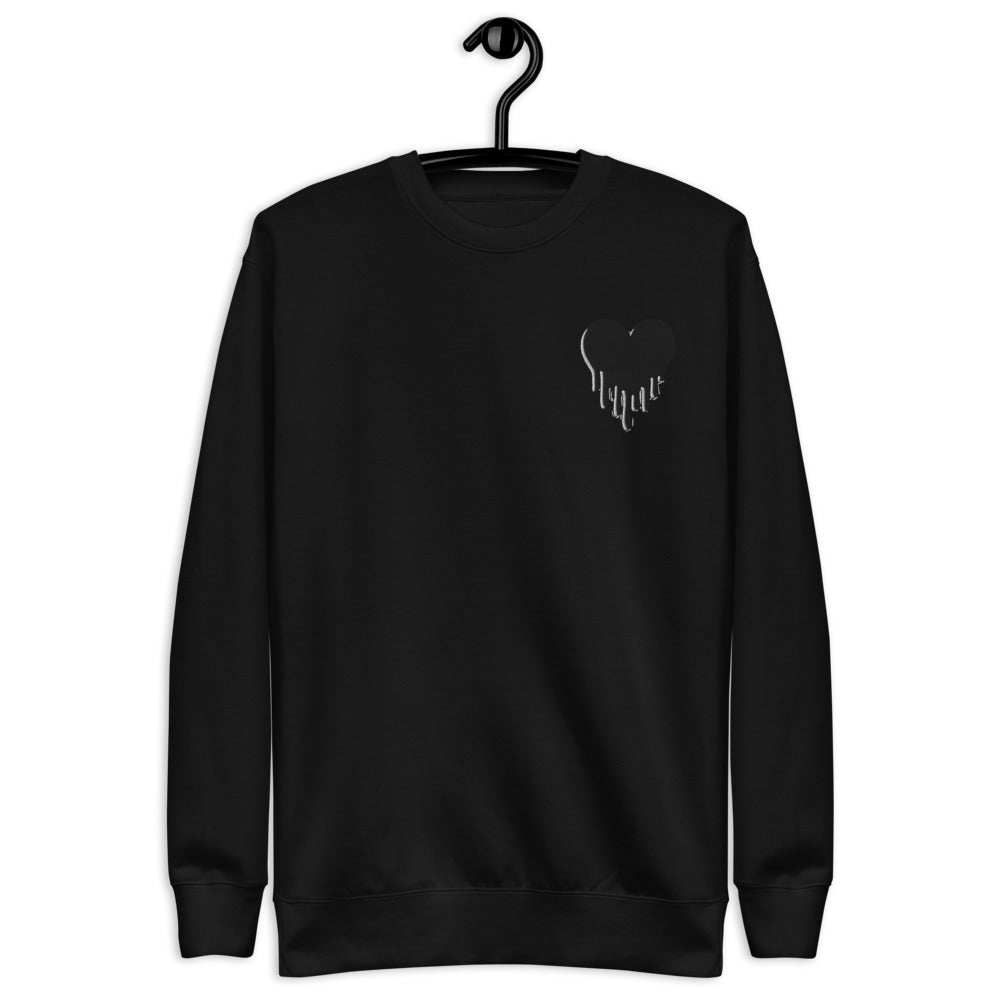 Heart Unisex Fleece Pullover