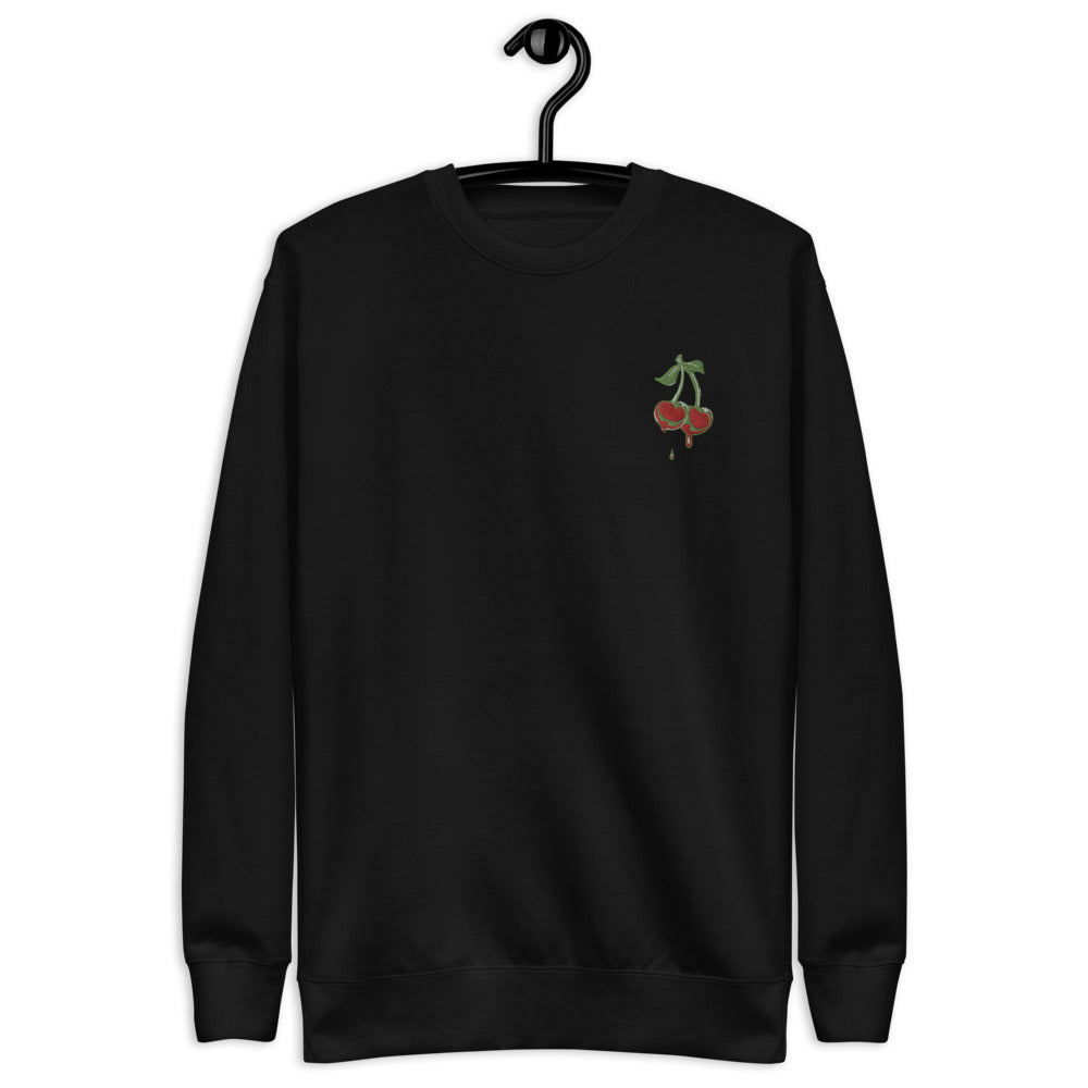 Cherries Unisex Fleece Pullover