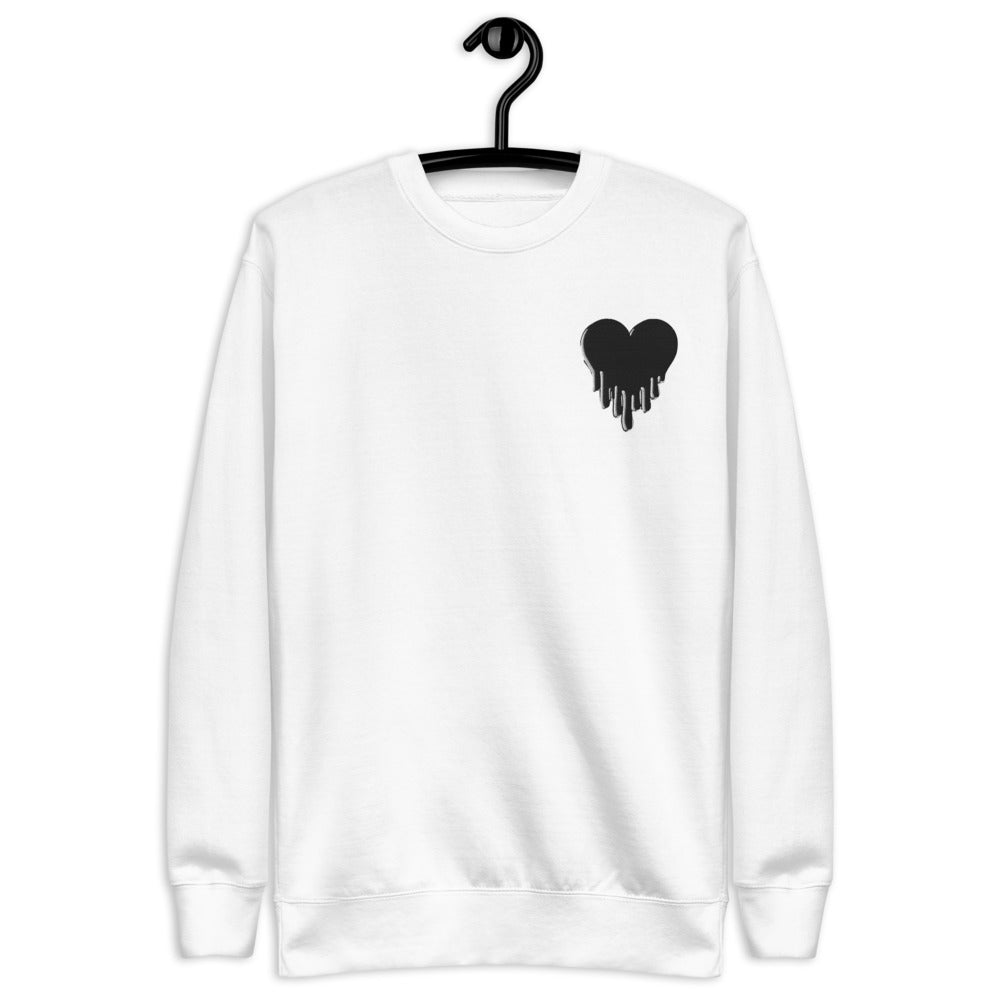 Heart Unisex Fleece Pullover