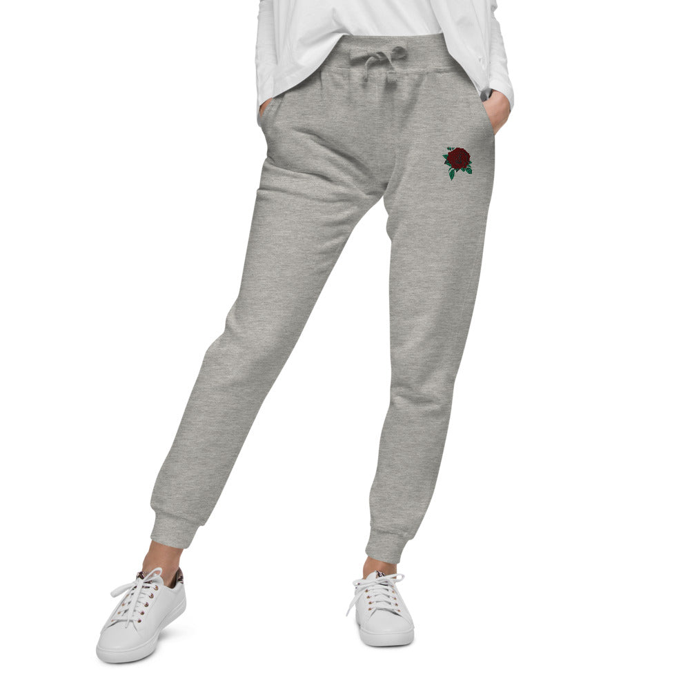 Rose Unisex fleece sweatpants