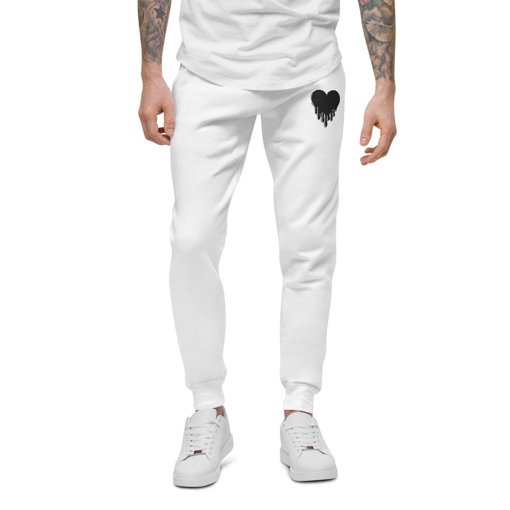 Heart Unisex fleece sweatpants