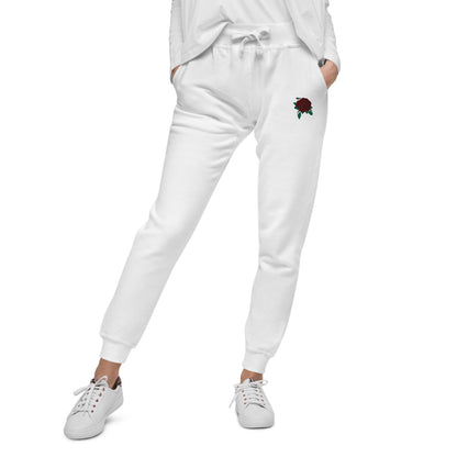 Rose Unisex fleece sweatpants