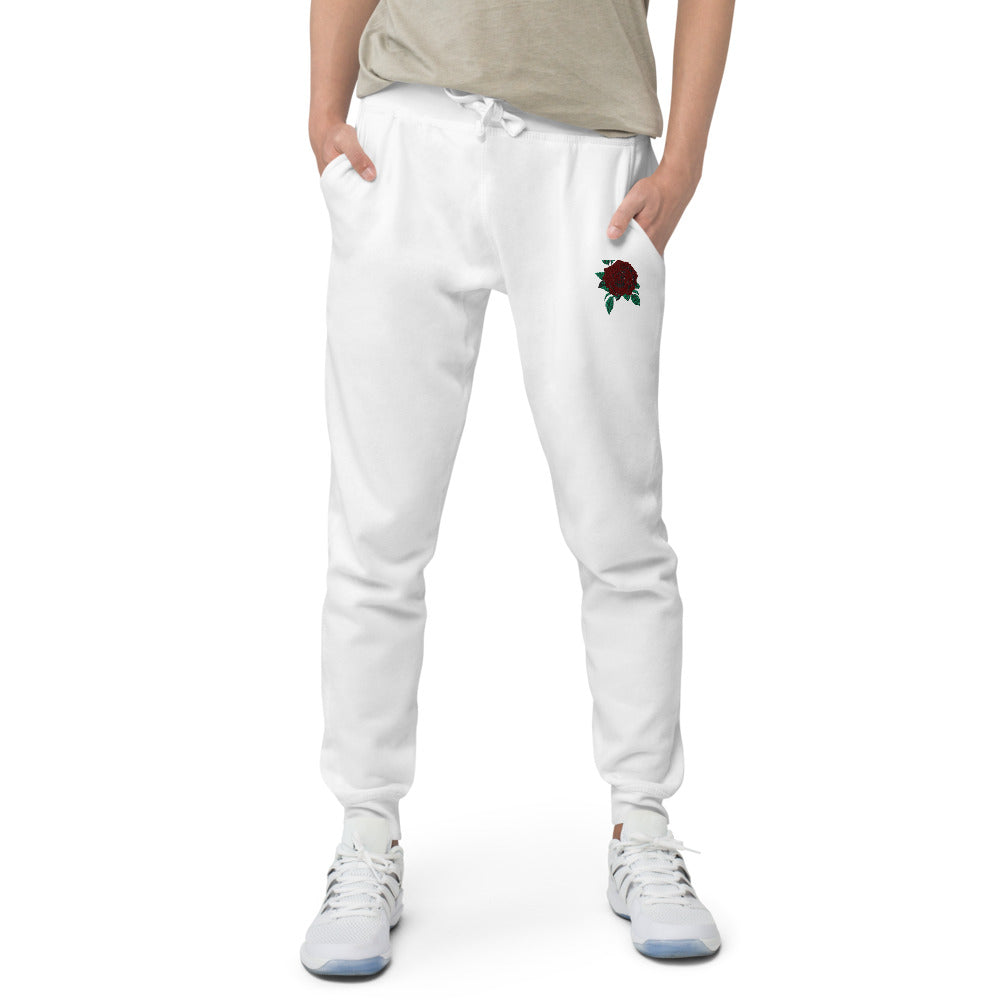 Rose Unisex fleece sweatpants