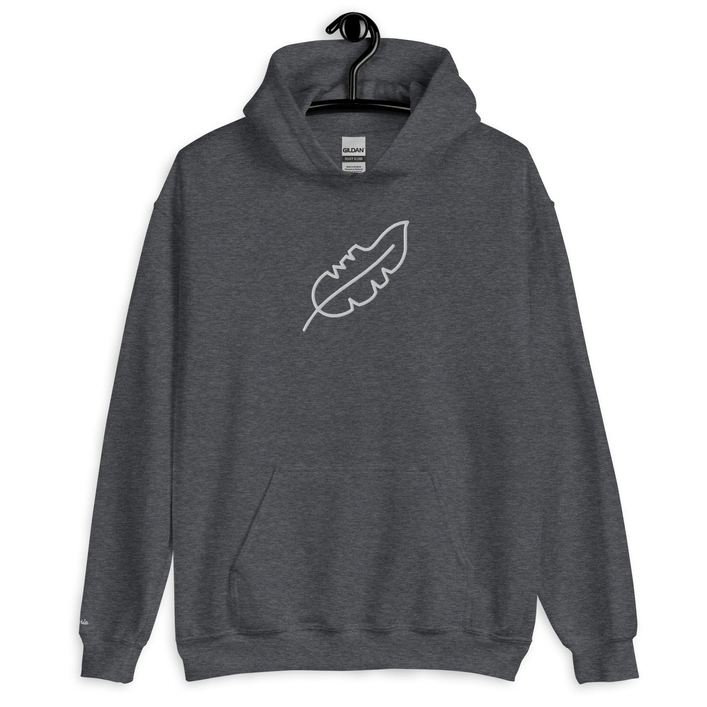 Feather Unisex Hoodie (White)