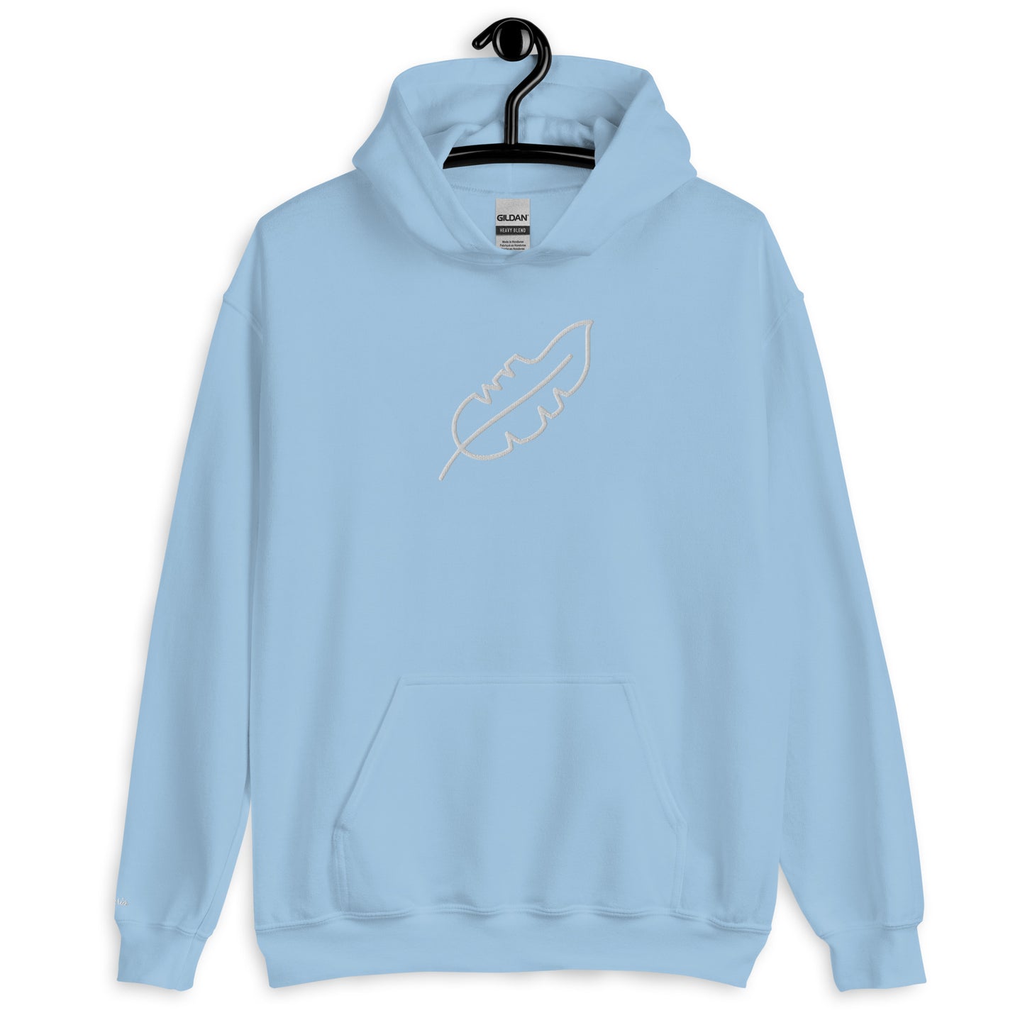 Feather Unisex Hoodie (White)