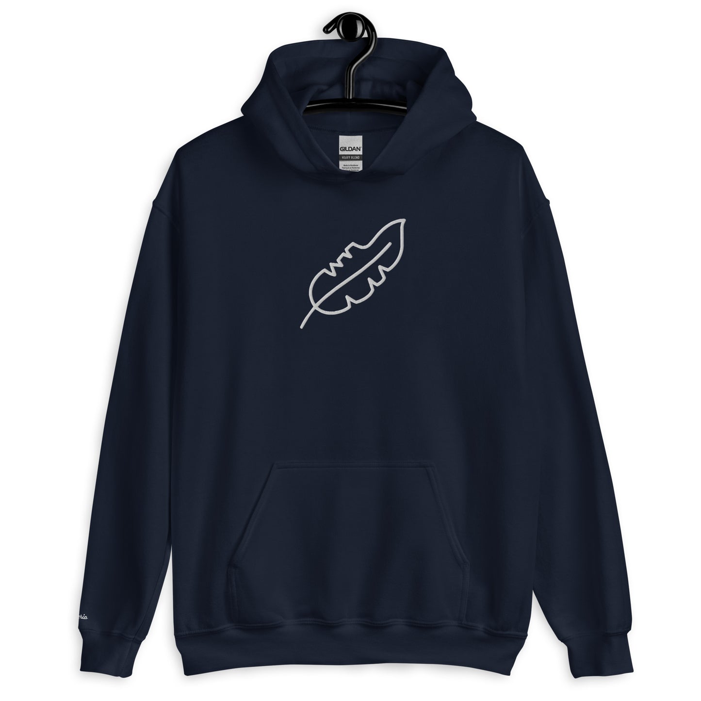 Feather Unisex Hoodie (White)