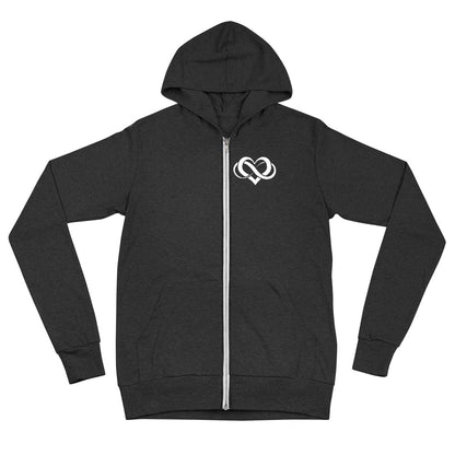 Poly Love zip hoodie